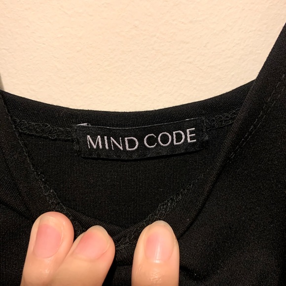 Black Bodycon Mini Dress - Picture 3 of 6